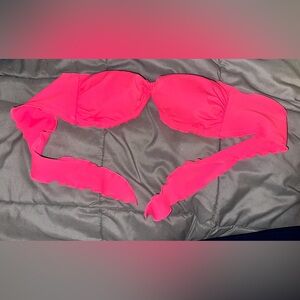 Victoria’s secret Hot Pink Bandeau Bikini Top- Size S